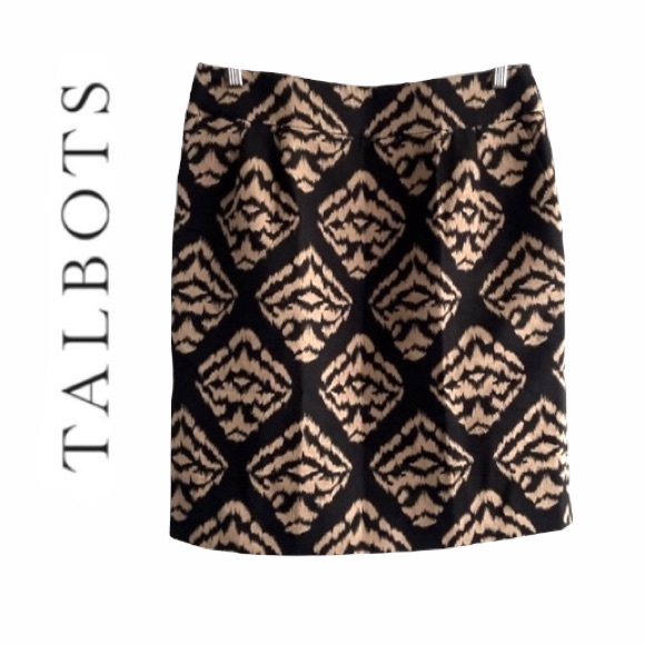 🍀Talbot's Collection Graphic Pencil Skirt - Picture 2 of 16